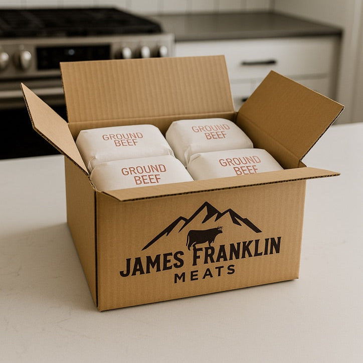Grass-Fed Ground Steak - Premium Blend - 20 Pound Box
